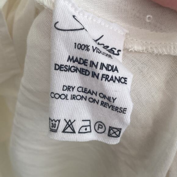 Sundress Juliana Dress In Saint Barth Coconut Ivory Sz XS Small - Picture 9 of 10